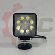 Фара светодиодная CH006 24W 8LED по 3W, 108*108(138)*45мм; ближний свет, нижнее крепление, 12/48V
