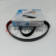 Ремень поликлиновой 6PK794 генератора HOWO Euro-3
